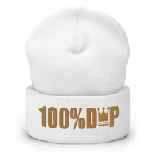 100% D.P Bold Logo Flat Embroidery 3 Cuffed Beanie