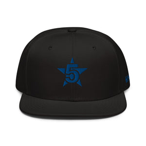 100% D.P 5 Star Level #6 Flat Embroidery Snapback Hat