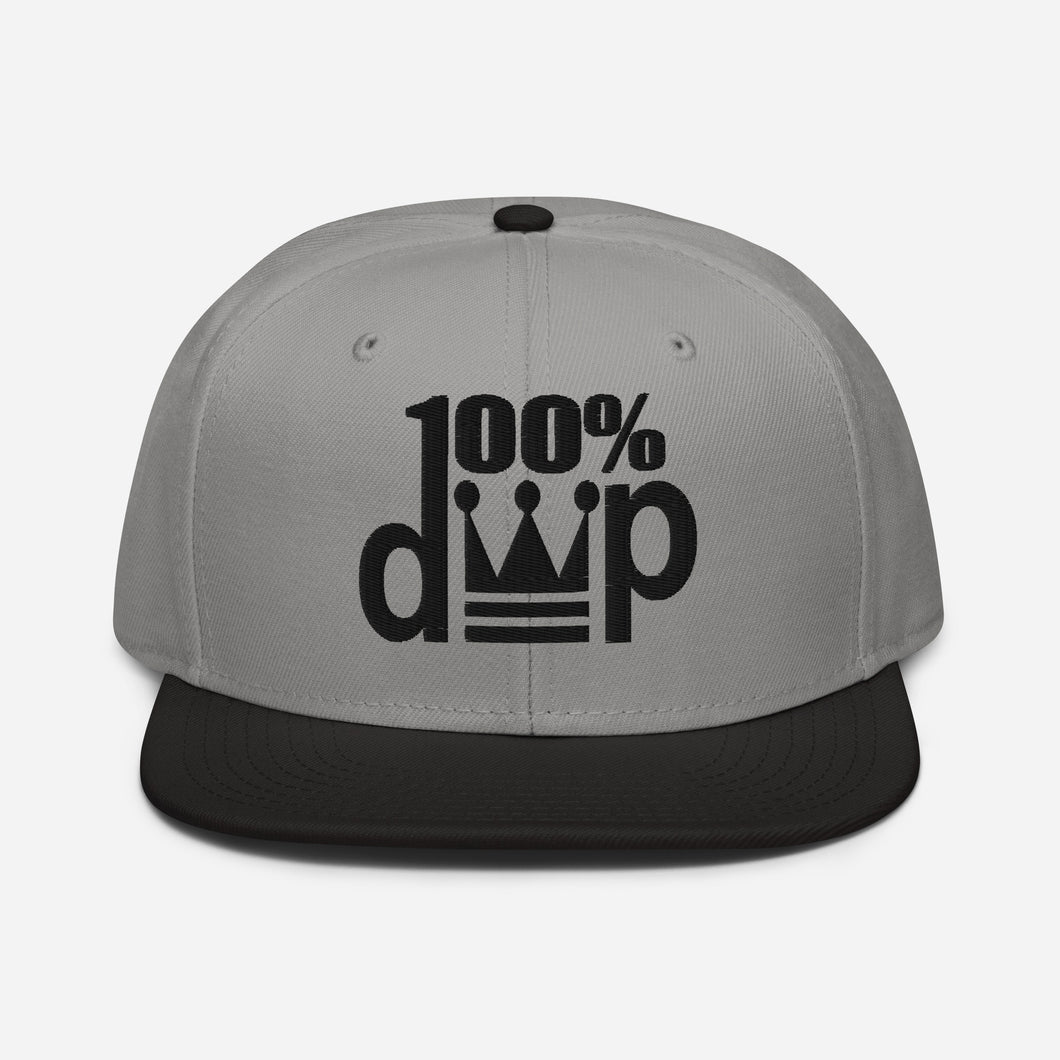 100% D.P Logo 2A Snapback Hat