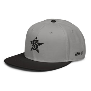 100% D.P 5 Star Level #2 Flat Embroidery Snapback Hat