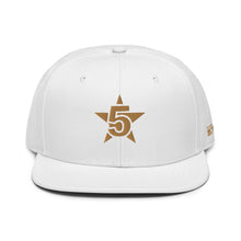 100% D.P 5 Star Level #4 Flat Embroidery Snapback Hat