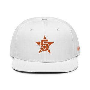 100% D.P 5 Star Level #7 Flat Embroidery Snapback Hat