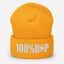 100% D.P BOLD Logo Flat Embroidery 1 Cuffed Beanie