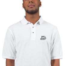 100% D.P Embroidered Polo Shirt (*size cut larger than average, order 1 size down for tighter shapely fit if desired)