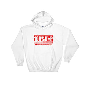 100% D.P DOMINANCE PROMINENCE LOGO TAG Hooded Sweatshirt