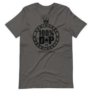100% D.P Bold Circle Crown 1 Short-Sleeve Unisex T-Shirt