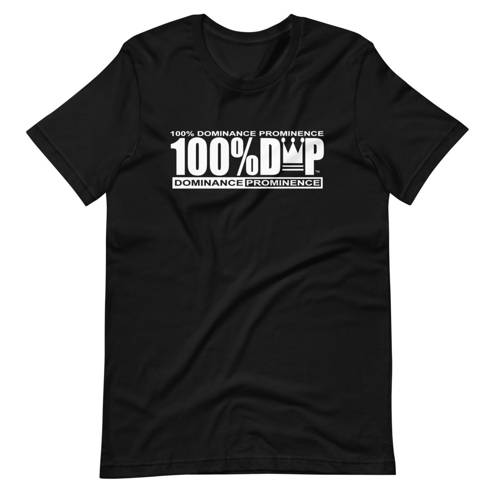 100% D.P Logo Tag (Front & Rear print) Short-Sleeve Unisex T-Shirt