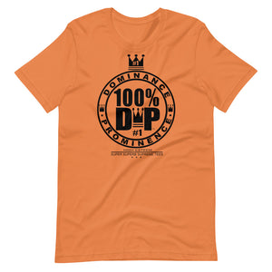100% D.P Bold Circle Crown 1 Short-Sleeve Unisex T-Shirt