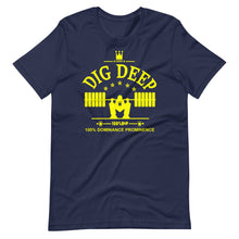 100% D.P DIG DEEP Lift Heavy Squat Man Logo Team color Short-Sleeve Unisex T-Shirt