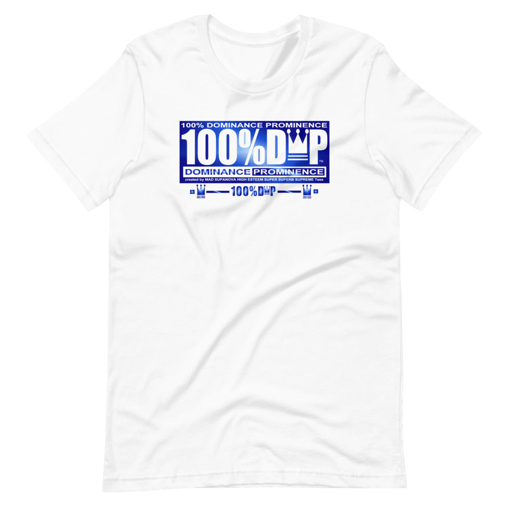 100% D.P DOMINANCE PROMINENCE Logo Tag (Front & Rear print) Short-Sleeve Unisex T-Shirt