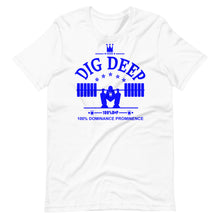 100% D.P DIG DEEP Lift Heavy Squat Man Logo Team color 2 Short-Sleeve Unisex T-Shirt